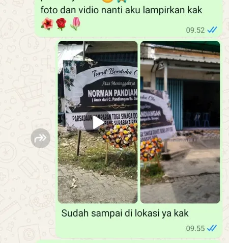 Pengiriman Karangan Bunga Pisangan