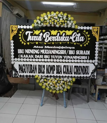 Papan Bunga Duka Pisangan
